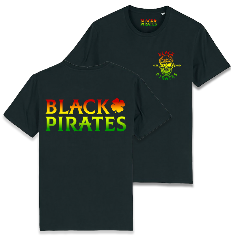 Oversized T-shirt Red Gold Green Lil Pirate